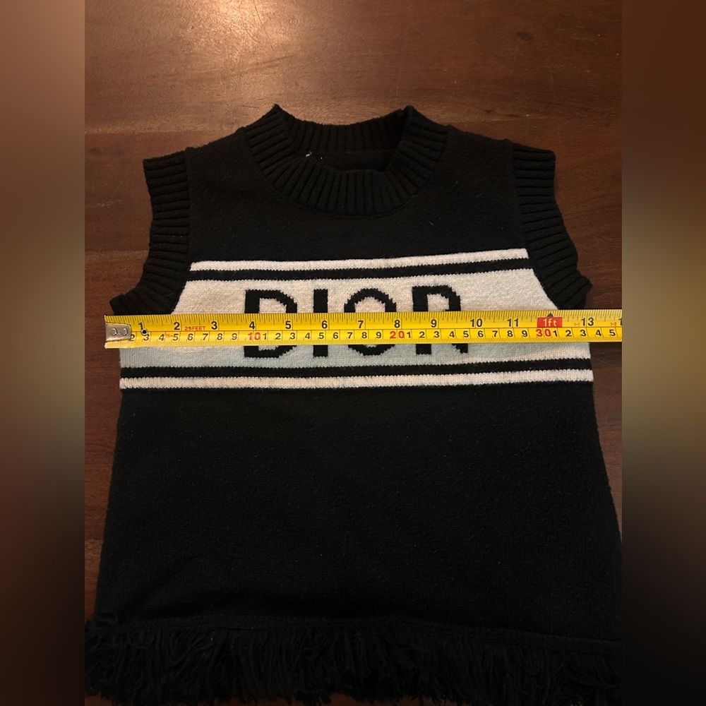 Cropped Sweater Vest ~ fits XS - Picture 6 of 8